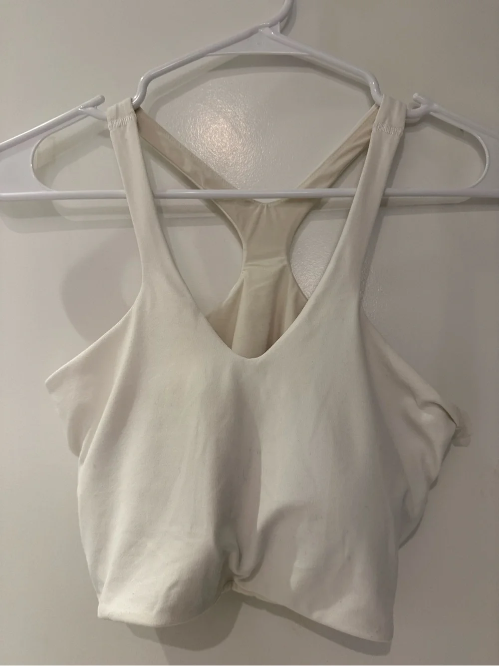 lululemon athletica Cream Padded Sports Bra
